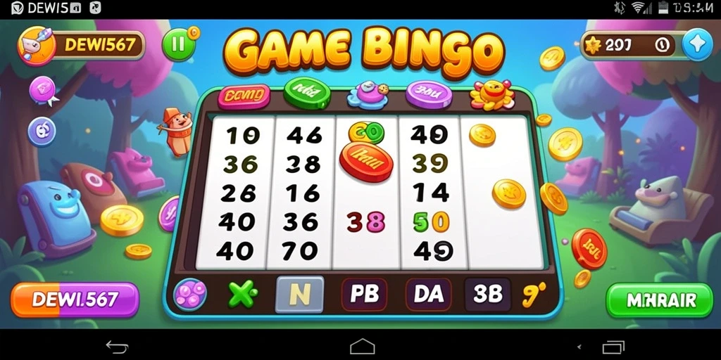 Tampilan menarik gameplay Bingo di DEWI567