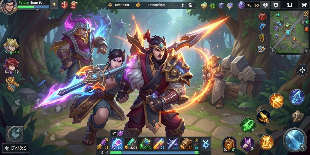 Screenshot gameplay <strong>DV188</strong> menampilkan aksi mendebarkan dalam petualangan ARPG.